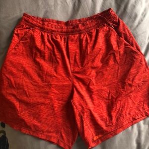 Red men’s shorts